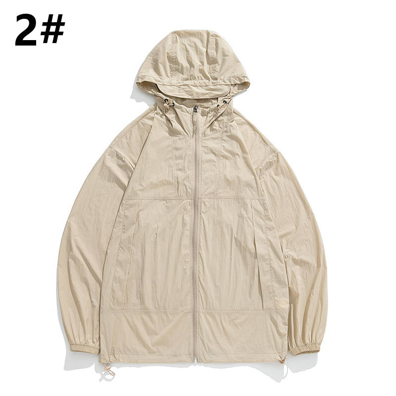 STARTEXCEEDEND フード付き UVカット 薄手 UPF50+ アウター 日焼け止め服 日よけパーカー UVカットウェア 男女兼用 UPF50+