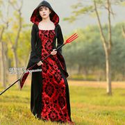 Halloween コスプレ 悪魔 魔法使 中世ヨーロッパ女服 コスチューム 子供の日 ワンピース