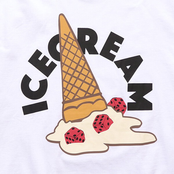 アイスクリーム【ICE CREAM】SPILL SS TEE 半袖 ソフトクリーム