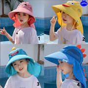 2023年夏新作 帽子 紫外線対策 バケットーハット 日焼け止め 日除け帽子 男女兼用 子供 通気 4色展開