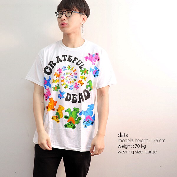 グレイトフル・デッド 【Grateful Dead】SS TEE WHITE Tシャツ 半袖