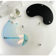 INS  人気  レトロ  鏡  不規則 インテリア  皿を捧げる  アクリル  トレイ  置物を飾る  創意撮影装具