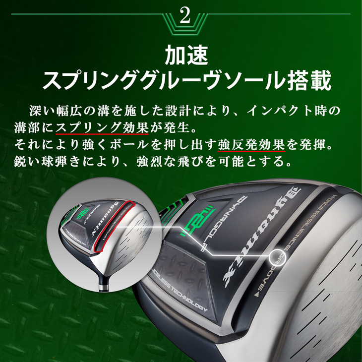ダイナミクスドライバー　左用 USTマミヤ V-Spec α-4シャフト仕様 適合ドライバー】ダイナミクス USTマミヤ V-SPEC α-4シャフト