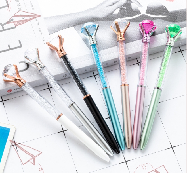 文房具   ハンドメイド  ボールペン   筆記用具    ダイヤモンドペン   アイデアペン   学生用品  17色