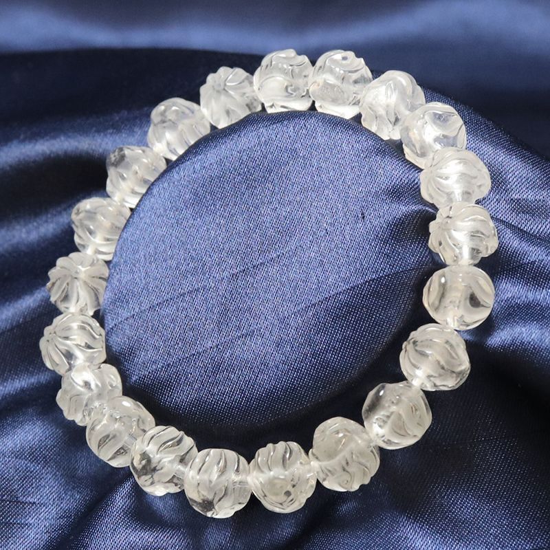ブレス 九尾の狐 13mm 水晶 幸福 金運 運気 癒し 天然石 | 卸売・ 問屋