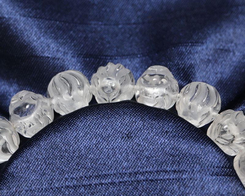 ブレス 九尾の狐 13mm 水晶 幸福 金運 運気 癒し 天然石 | 卸売・ 問屋