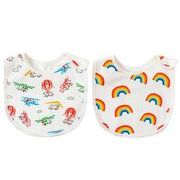 ベビー　ベビー用品　キッズ よだれかけ ベビー　子供 食事用エプロン ビブ　2点/セット