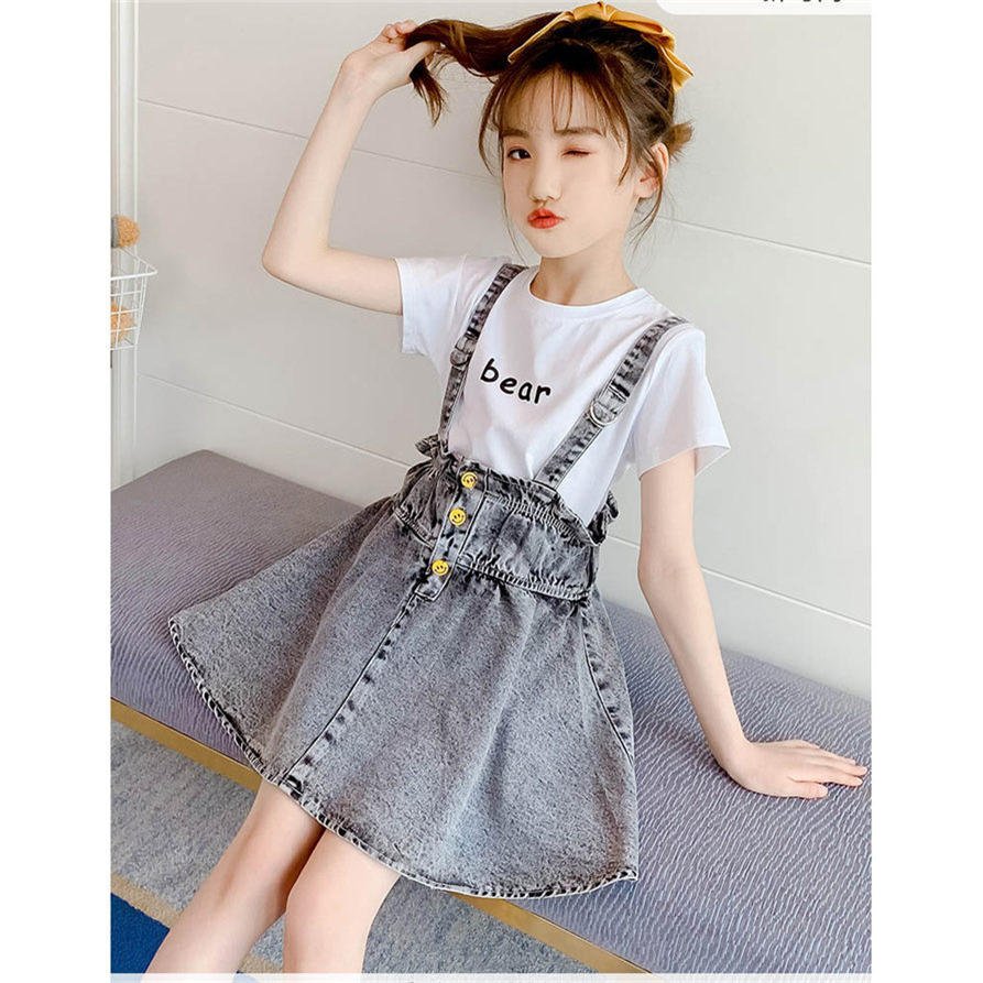 子供服 セットアップ キッズ 女の子 韓国子供服 上下セット 2点セット トップス 半袖 Tシャツ