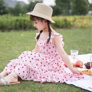 子供服 ワンピース 韓国子供服 女の子 ワンピース ワンピース シフォン 花柄 可愛い 夏服