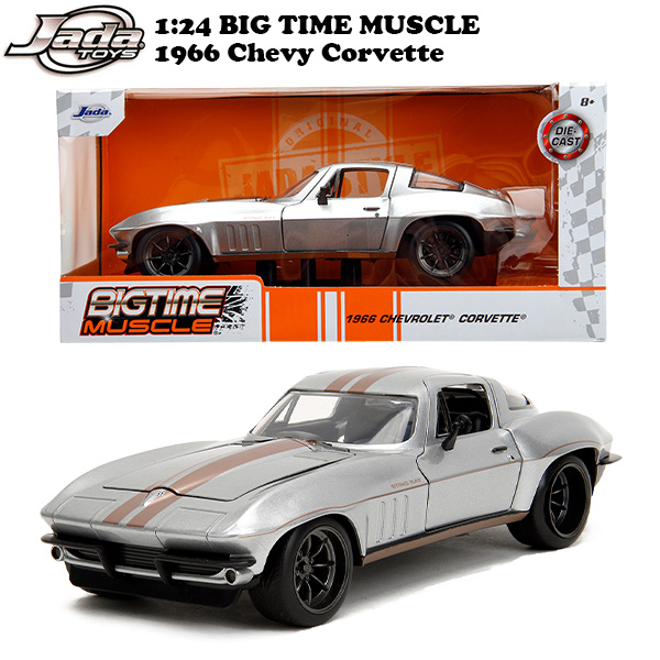 送料込み　JADATOYS 1:24 BTM 1966 Chevy コルベット JADATOYS 1:24 BTM 1966 Chevrolet Corvette ミニカー | 卸売