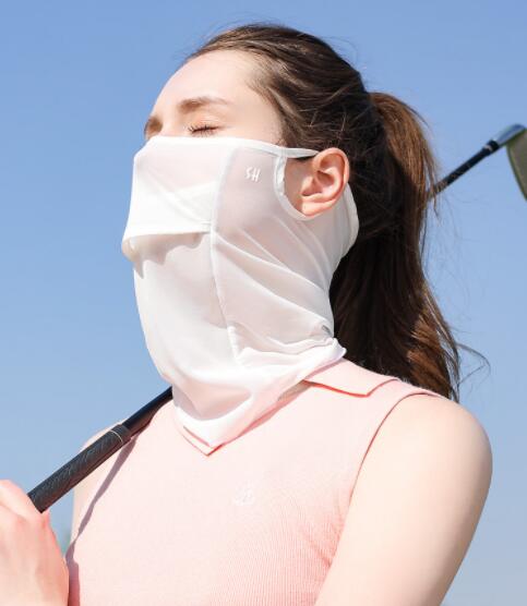 夏マスク ネックウォーマー フェイスマスク 洗える 透湿 紫外線対策 冷感 メッシュ