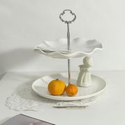 INS新作 人気  収納  インテリア カフェ  トレイ  置物を飾る 陶器の皿  皿を捧げる  創意撮影装具