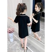 子供服 ワンピース 160 韓国子ども服 キッズ 女の子 夏服 半袖ワンピース ロングTシャツ