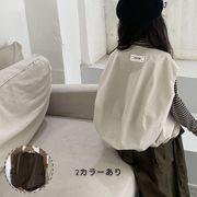 ★Girls★　子供ベスト　カジュアルジレ　秋冬　90~140cm 　韓国キッズファッション