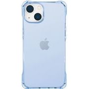 iPhone14 pro対応 NEWT 4ホールケース ブルー i36RiJS02