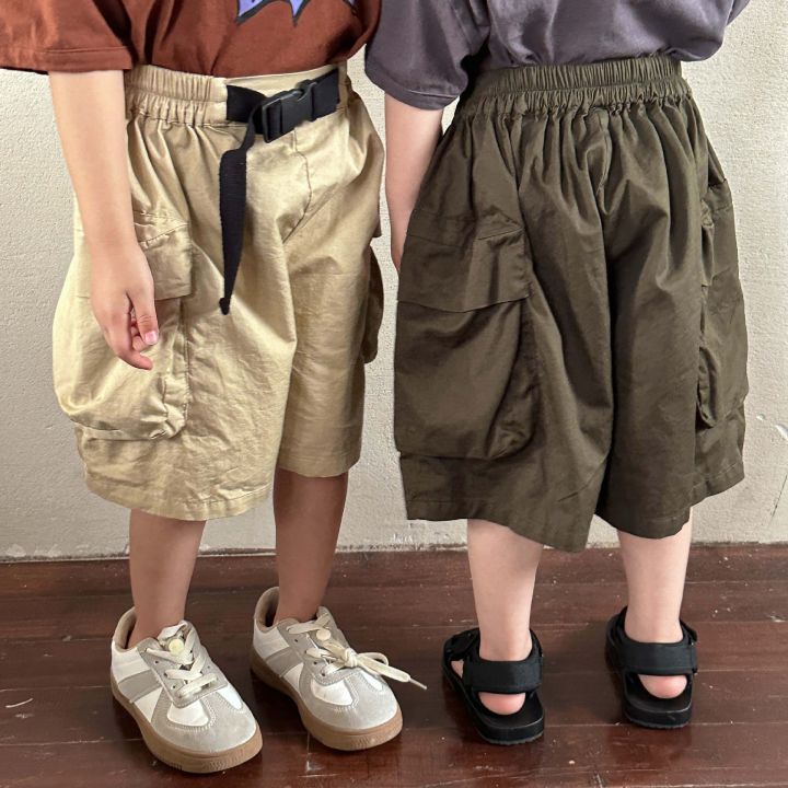 【2023夏新作】韓国子供服 子ども服 ハーフパンツ ゆったり男の子 女の子 ズボンかっこいい 綿 80-150