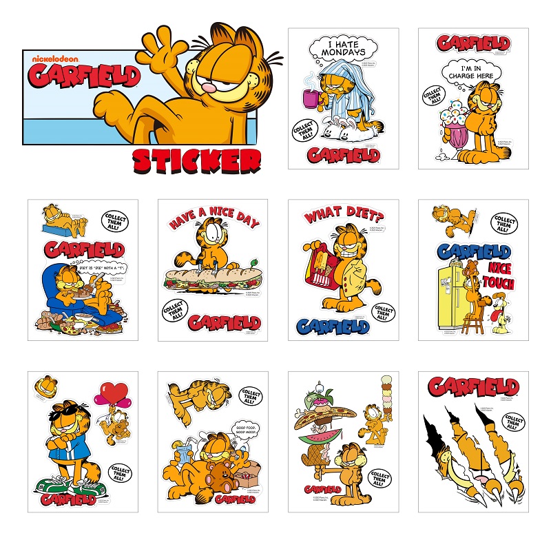 ガーフィールド ステッカー スマホに最適サイズ GARFIELD
