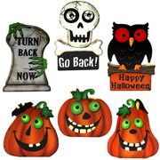 ハロウィーン木製飾り　カボチャ骸骨　パーティーアクセサリー　装飾品