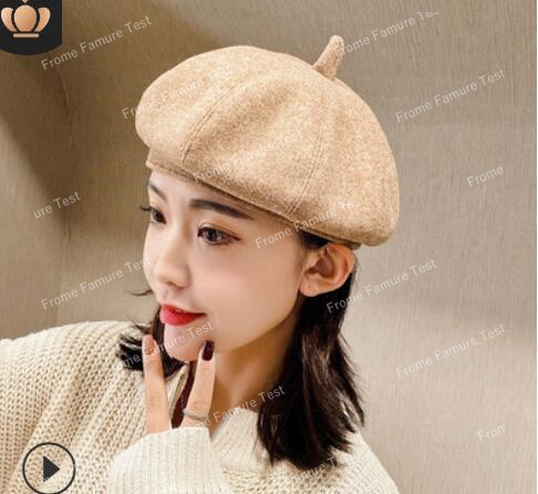 ベレー帽 帽子 可愛い ファッション 秋冬 ファッション 小顔効果抜群 もこもこ 柔らかい レディース