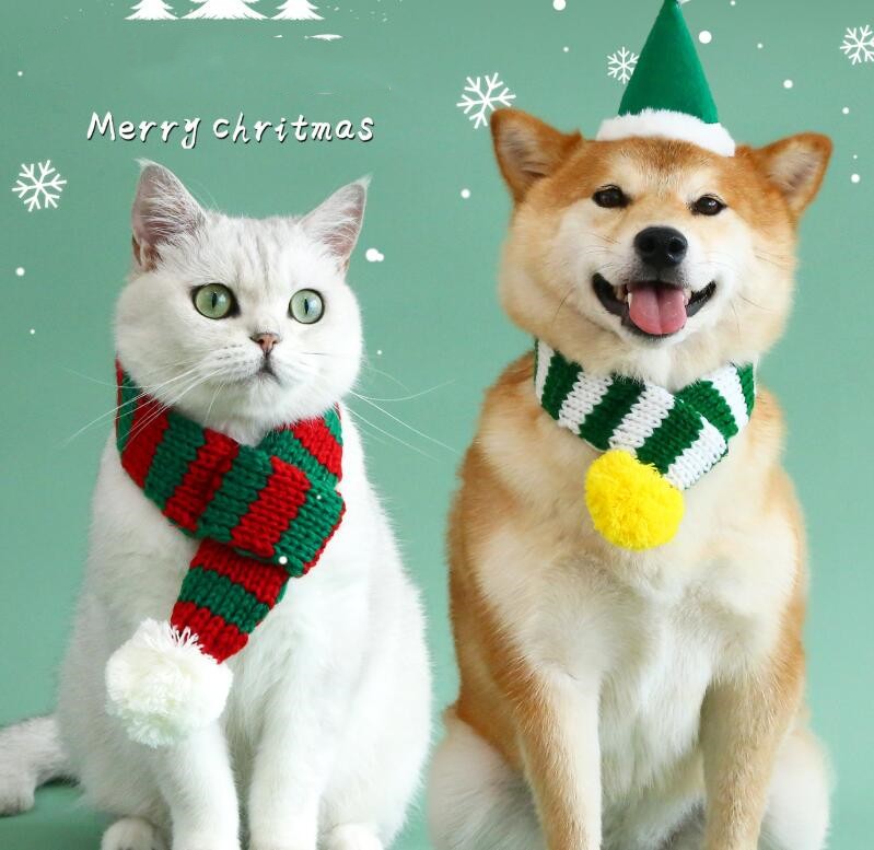2023新作★♪ペット用品★スカーフ♪犬スカーフ★♪猫用品★クリスマス飾り★♪