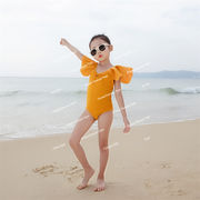 韓国風子供水着 キッズ 女の子 ベビー 子供用 オールインワン　連体水着 uvカット キッズ水着