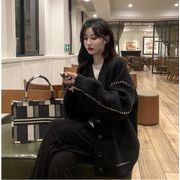春秋韓国のレディースニット  ファッションセーター トレンディなオールマッチ★カーディガンセーター