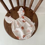 ベビーロンパース　子供服　キッズ服　女の子　赤ちゃん着可愛い　キャミソール　カバーオール　韓版