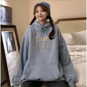 秋冬新しい    韓国風　 　長袖パーカー， 気質ファッション パーカー★春秋のパーカー  パーカー★M-X