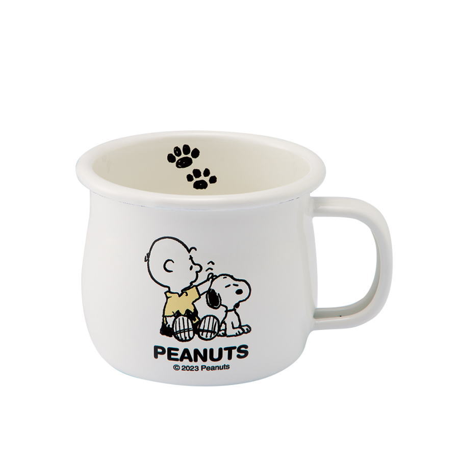 「PEANUTS・スヌーピー」BT・　ホーローマグカップ／SNJ-2312　Enamel Tabel wear「通販百貨 Happy Puppy」