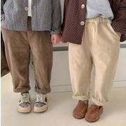 2023新作 韓国子供服 ズボン 子供服 ズボン ロングパンツ コーデュロイのパンツ 80-130cm 2色