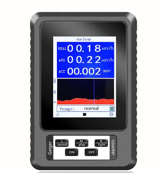 放射線測定器 ガイガーカウンター 高精度 β線/γ線/X線測定 警報機能 核