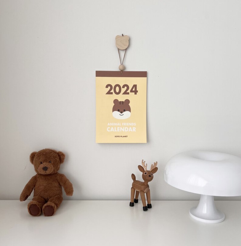 2024    カレンダー    ins風    装飾カード    文具    手帳素材    創意撮影装具