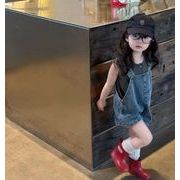 2025 新作 韓国風  子供服  ベビー服     トップス グレー  ベスト  or  サロペット   女の子