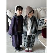 2025  秋新作 韓国風  子供服   ベビー服  2点セット  トップス  +ロングパンツ 男女兼用  2色