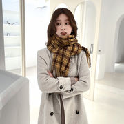 チェック柄マフラー　ストール　レディース　韓国ファッション　秋冬　デザイン　全6色