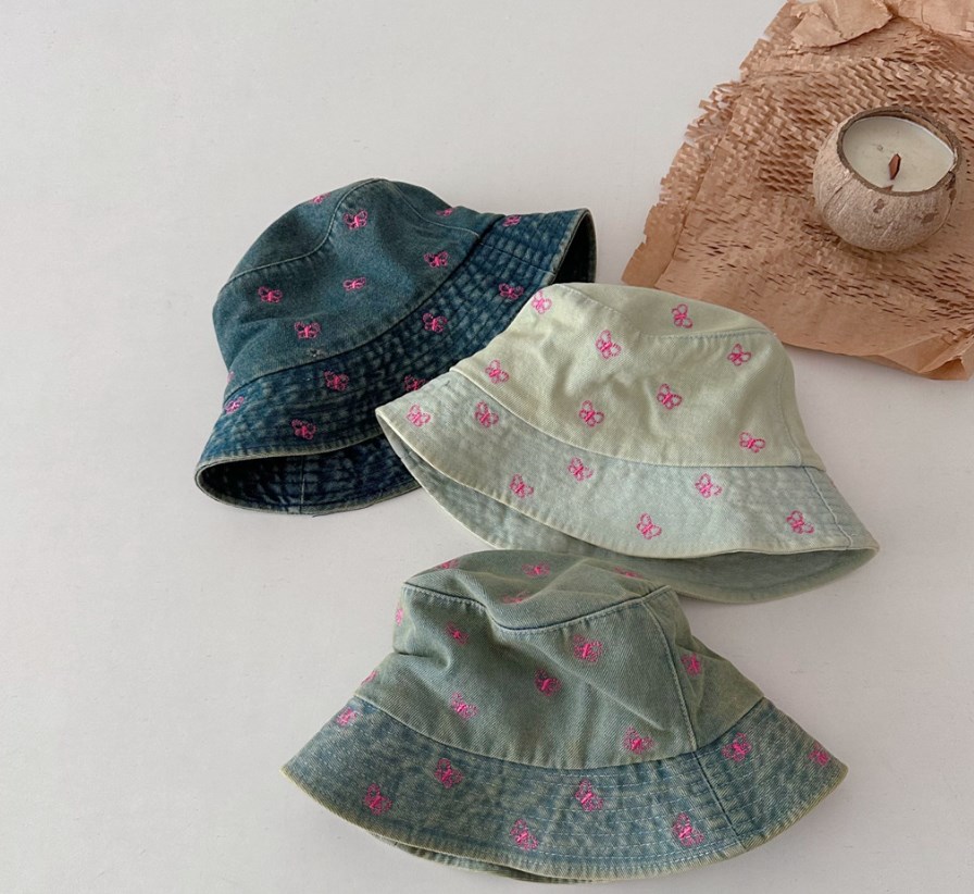 デニム    ベレー帽    赤ちゃん    韓国風    ハット    キッズ    刺繍帽