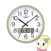 掛け時計 掛時計 IC-4100J-9JF アナログ表示 液晶日付表示 電波時計 カシオ CASIO