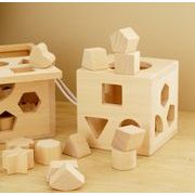 北欧 子供用品  おもちゃ ギフトセット 積み木 知育おもちゃ  木製 baby 玩具     ベビー3色