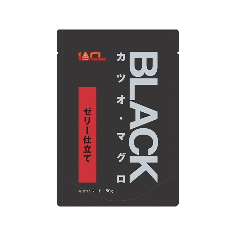 ［イトウ＆カンパニーリミテッド］BLACK カツオ・マグロ ゼリー仕立て 80g