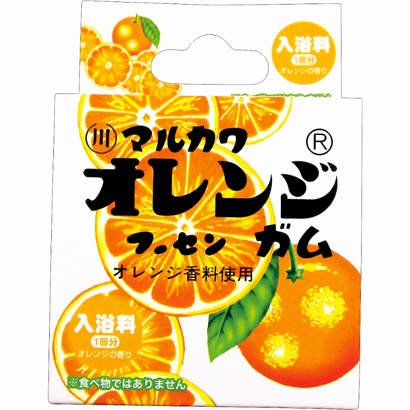 お菓子シリーズ バスボール （入浴料） フーセンガム オレンジ++ OC-5537630FO