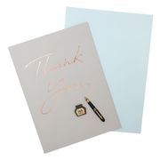 ウッドパーツカード 多目的 サンキューレター