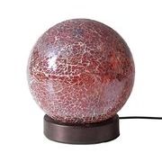 モザイクLEDランプ ボール型 レッド　AC有  21481