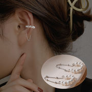 真珠 イヤーカフ 耳飾り 不規則 レディース 高級感 ファッション 設計感