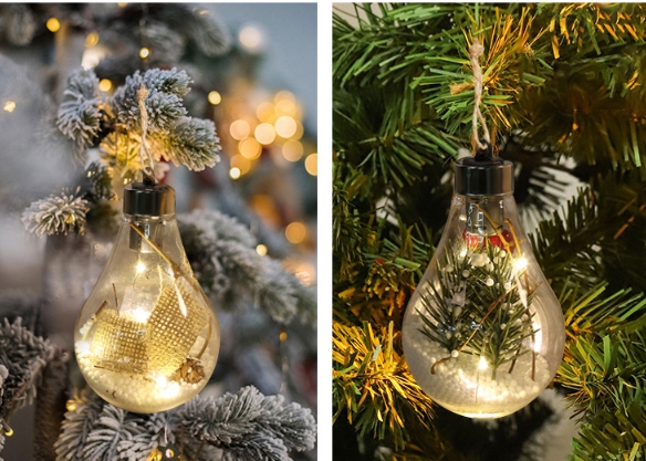 新型クリスマスオーナメントクリスマスツリー飾りストラッププラスチックボールLED透明クリスマスボール 個人事業主 Light of the sea |  卸売・ 問屋・仕入れの専門サイト【NETSEA】