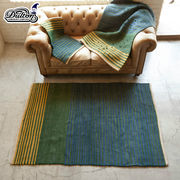 ■DULTON（ダルトン）■■2023AW　新作■　Cotton chindi mat／rug　【Green／blue】