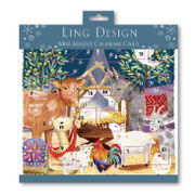 アドベントカレンダー クリスマス カードタイプ グリーティングカード