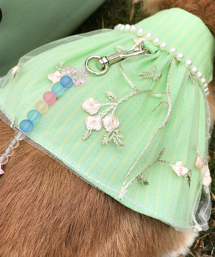 ウサギ服 きれいなドレス 可愛い うさぎ 服 小型 ハーネス