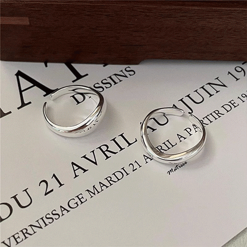 【韓国風】プチプラ韓国　アクセサリー 金アレ対応素材　S925コーティング silverring  リング   指輪
