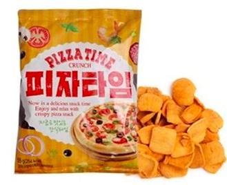 新商品　韓国駄菓子　ピザタイム　昔懐かしいお菓子