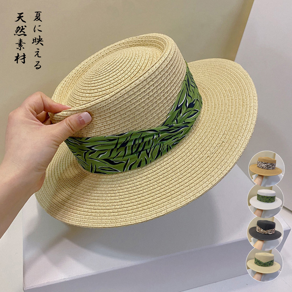 【日本倉庫即納】 カンカン帽子 紫外線対策 ストローハット